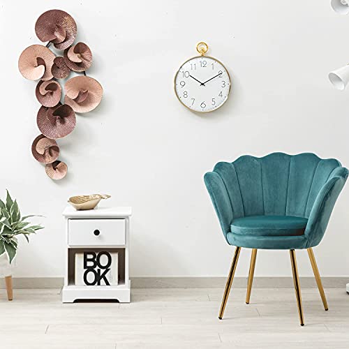 Baroni-Home-Fauteuil-Velours-rembourr-avec-Dossier-avec-Pieds-en-Or-Fauteuil-de-Salon-et-de-Chambre-Fauteuil-Relax-69-x-71-x-84-cm-0-2