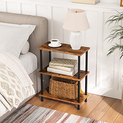 HOOBRO-Table-dAppoint-Empilable-Table-de-Chevet--3-Niveaux-Table-de-Nuit-Bout-de-Canap-Stable-Style-Industriel-EBF48BZ01-0-1