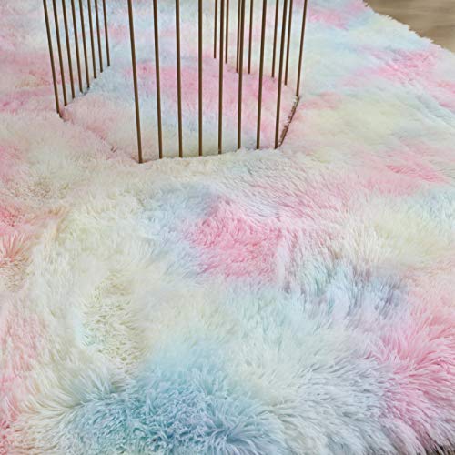 Pauwer-Shaggy-Area-Rugs-Ultra-Doux-antidrapant-intrieur-Moelleux-pais-Tapis-en-Fausse-Fourrure-0-2