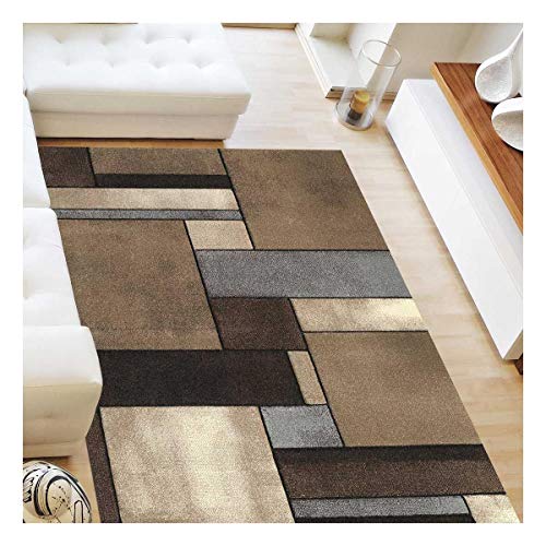 UN-AMOUR-DE-TAPIS-Tapis-Salon-Moderne-Design-Gomtrique-Poils-Ras-Rectangulaire-Petit-Tapis-d-Entree-Interieur-Tapis-Entre-Multicolore-0