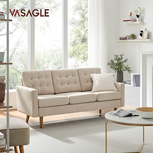 VASAGLE-Canap-Salon-Sofa-Rembourr-Moderne-Surface-Douce-pour-Petit-Espace-Dortoir-Cadre-et-Pieds-en-Bois-Massif-0-0