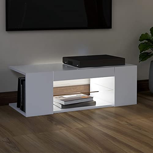 vidaXL-Meuble-TV-avec-Lumires-LED-Armoire-Basse-Divertissement-Multicolore-0-1