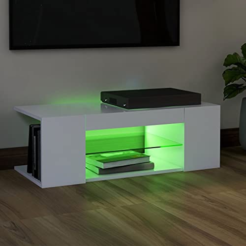vidaXL-Meuble-TV-avec-Lumires-LED-Armoire-Basse-Divertissement-Multicolore-0-2