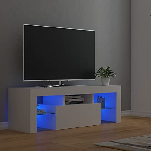 vidaXL-Meuble-TV-avec-Lumires-LED-Armoire-Basse-Divertissement-Multicolore-0-4
