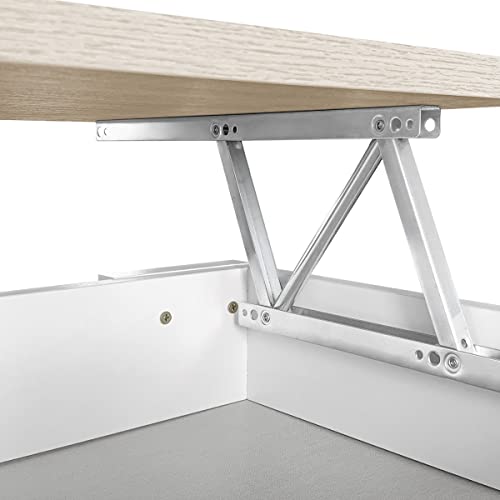 Durmete-Online-0-Table-Basse-relevable-Table-de-Salon-ou-Salle--Manger-Finition-Blanche-avec-Couvercle-Cambria-Dimensions-90-x-50-x-46-x-57-cm-0-1