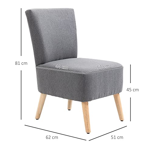 Fauteuil-Lounge-Design-scandinave-Pieds-effils-Bois-Massif-hva-revtement-Tissu-Polyester-Aspect-Lin-Gris-0-1