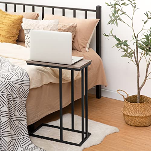 HOOBRO-Table-dAppoint-46-x-25-x-635-cm-Bout-de-canap-Style-Industriel-Petit-Table-de-Chevet-pour-Salon-Chambre-Bureau-Assemblage-Facile-Stable-et-Robuste-Gain-de-Place-0-1