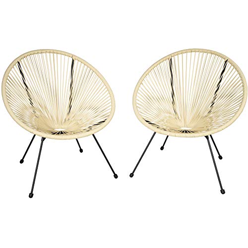 TecTake-800729-2-Fauteuils-Acapulco-de-Jardin-de-Salon-Design-rtro-pour-Un-Usage-en-intrieur-et-extrieur-Plusieurs-Couleurs-0