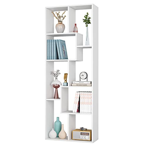 160cm-tagre-de-Livres-Bibliothque-Verticale-avec-8-Compartiments-Salon-Rangement-pour-Bureau-0