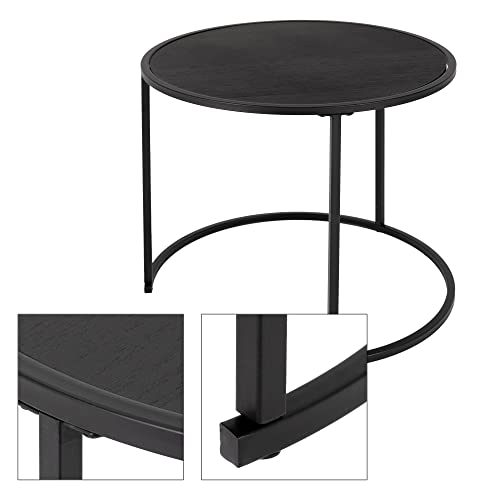 ML-Design-Set-3X-Tables-Gigognes-3-Tailles-35x32-cm45x39-cm55x45-cm-Plateau-Rond-Noir-MtalPanneau-Agglomr-MDF-Table-dAppoint-Embotable-Style-Industriel-Table-Decorative-de-Canap-Salon-0-1