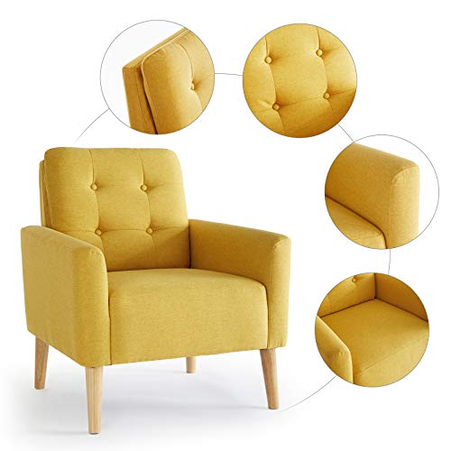 Meerveil-Fauteuil-Canap-1-Place-en-Polyester-avec-Pieds-en-Bois-Massif-Style-Scandinave-pour-Chambre-Salon-Balcon-Bureau-0-2
