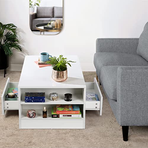VOWNER-Table-Basse-Table-Basse-Moderne-Table-de-Salon-avec-2-Tiroirs-Multiples-Rangements-Table-de-Salon-95-x-55-x-37-cm-0-1