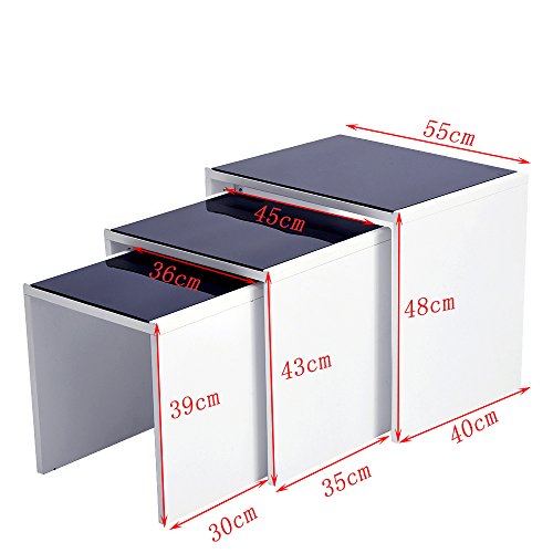 Lot-de-3-Tables-Basses-Gigognes-Moderne-en-Verre-Tremp-sur-Chambre-Salon-Salle-de-Bain-Bureau-BlancNoir-0-0