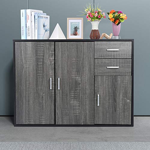 Buffet-De-Cuisine-Moderne-Meuble-de-Rangement-Buffet-avec-3-Portes-et-2-Tiroirs-Buffet-Armoire-dAppoint-pour-Entre-Salle--Manger-Salon-Gris-Argent-100-x-75-x-34-cm-0