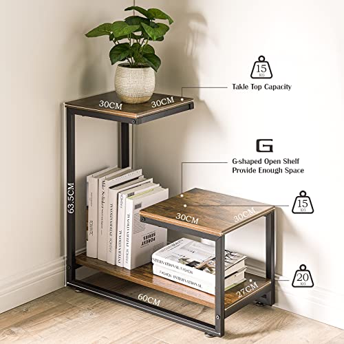 Table-dAppoint-SICOTAS-Bout-de-Canap-avec-Dessus-en-Bois-Table-de-Chevet-en-Forme-de-G-Cardre-en-Mtal-Table-Basse-avevc-3-tagres-pour-Salon-Chambre--Coucher-Balcon-60-x-30-x-635-cm-0-0