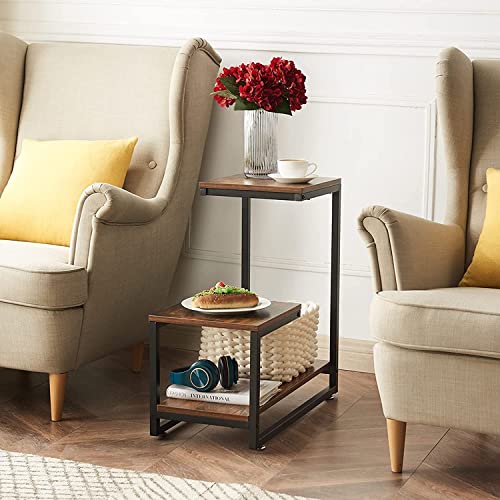 Table-dAppoint-SICOTAS-Bout-de-Canap-avec-Dessus-en-Bois-Table-de-Chevet-en-Forme-de-G-Cardre-en-Mtal-Table-Basse-avevc-3-tagres-pour-Salon-Chambre--Coucher-Balcon-60-x-30-x-635-cm-0-1