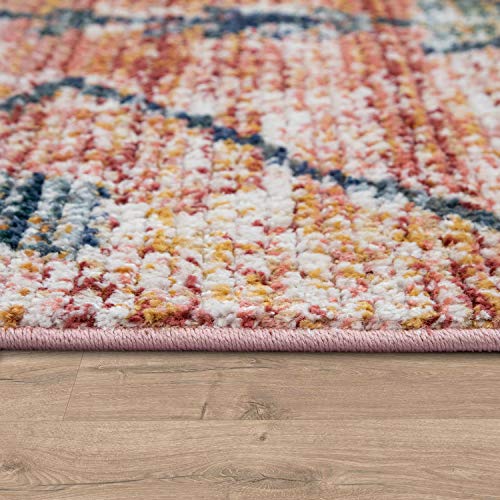 Tapis-Salon-Boho-Ethnique-Marocain-Moderne-Poils-Ras-Structur-Beige-Color-0-0