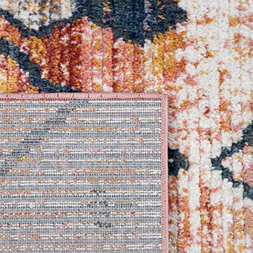 Tapis-Salon-Boho-Ethnique-Marocain-Moderne-Poils-Ras-Structur-Beige-Color-0-2