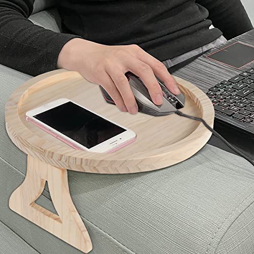 Plateau--Clipser-pour-Accoudoir-de-Canap-Table-dappoint-Pliante-Canap-en-Bois-Portable-Pliable-Porte-collation-pour-Organiser-Boissons-Tlcommandes-Manettes-de-Jeu-0-1