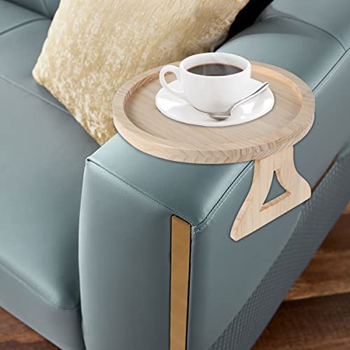 Plateau--Clipser-pour-Accoudoir-de-Canap-Table-dappoint-Pliante-Canap-en-Bois-Portable-Pliable-Porte-collation-pour-Organiser-Boissons-Tlcommandes-Manettes-de-Jeu-0-2