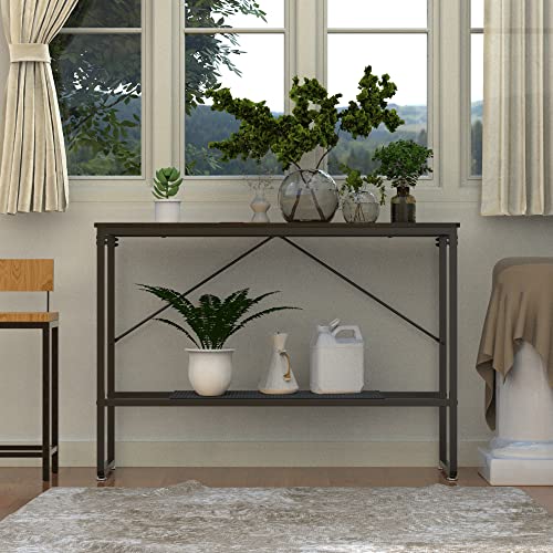 ANYHI-Table-dappoint-La-Table-de-Nuit-Table-Basse-en-Forme-de-CBout-de-canap-Desserte-de-lit--2-Niveaux-pour-Accueil-Salon-Chambre-et-Mobilier-de-BureauSofa-et-Cuisine-0-0