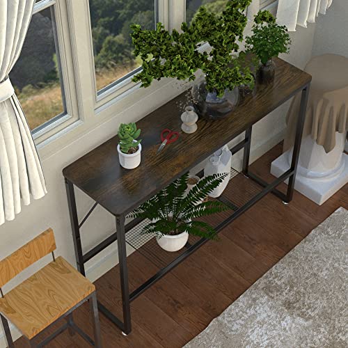 ANYHI-Table-dappoint-La-Table-de-Nuit-Table-Basse-en-Forme-de-CBout-de-canap-Desserte-de-lit--2-Niveaux-pour-Accueil-Salon-Chambre-et-Mobilier-de-BureauSofa-et-Cuisine-0-2