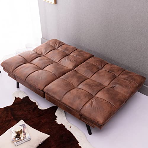 Dushiabu-Mid-Century-Sofa-Couch-Convertible-Memory-Futon-Couch-Bed-Canap-lit-Pliant-Moderne-pour-Salon-0-1