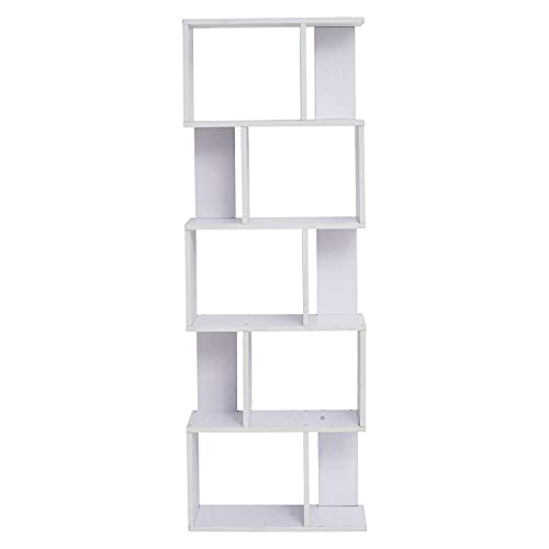 Mobili-Rebecca-Bibliothque-Etagre-5-Etagres-Moderne-Bois-Bureau-Salon-0-1