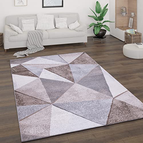 Paco-Home-Tapis-De-Salon-Poils-Ras-Tapis-Vintage-Style-Abstrait-Moderne-Motif-Diamant-Gomtrique-0